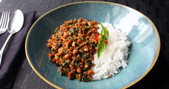 Spicy Thai Basil Chicken (Pad Krapow Gai)